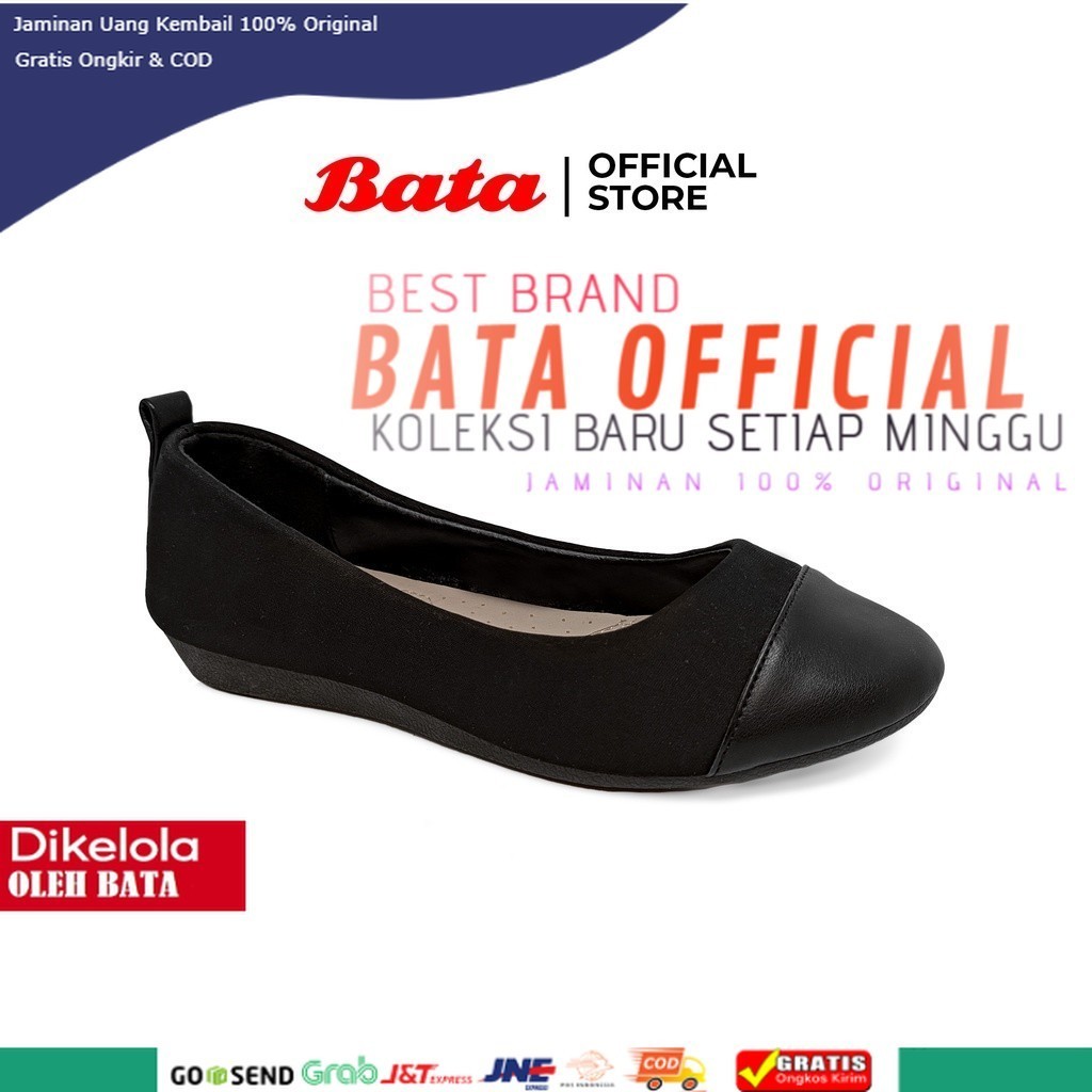 Sepatu BATA Ladies Flats Shoes Beverly - 5516746