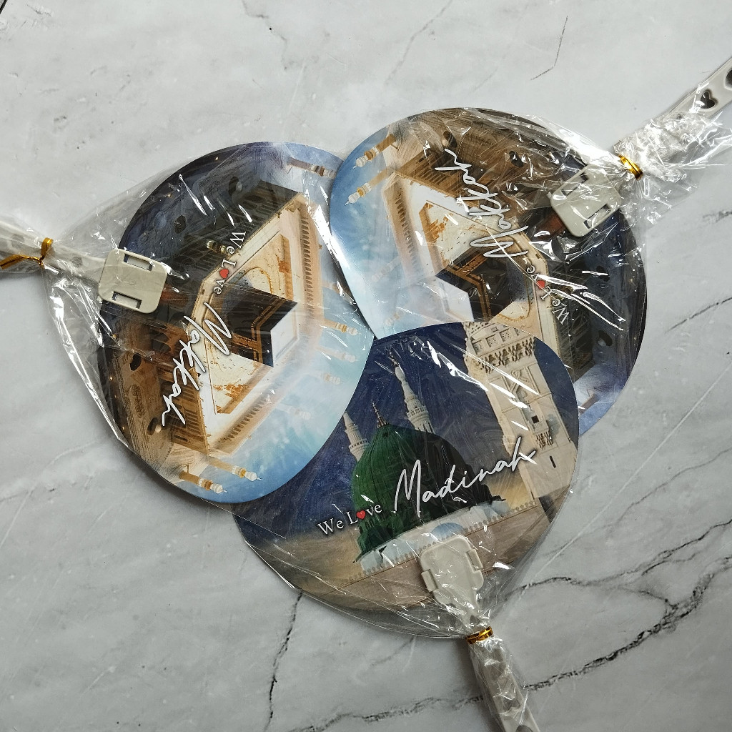 [SDW] pekanbaru/Souvenir Pernikahan Kipas Mekah Madinah Oleh-oleh Haji dan Umroh