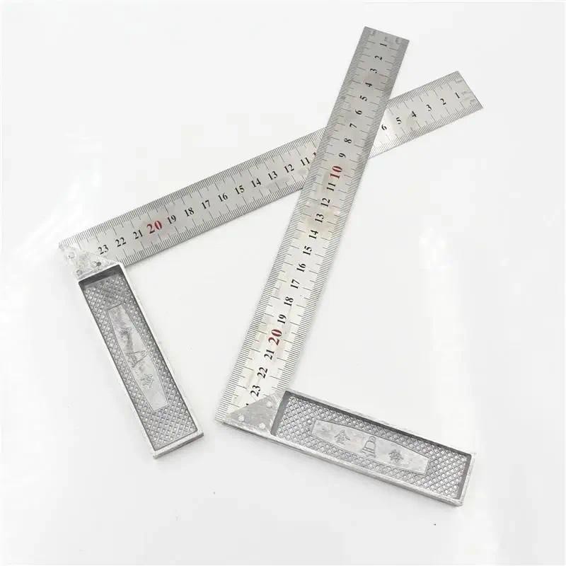 

250/300mm aluminum handle with stainless steel scale Right Measuring Angle Square Ruler