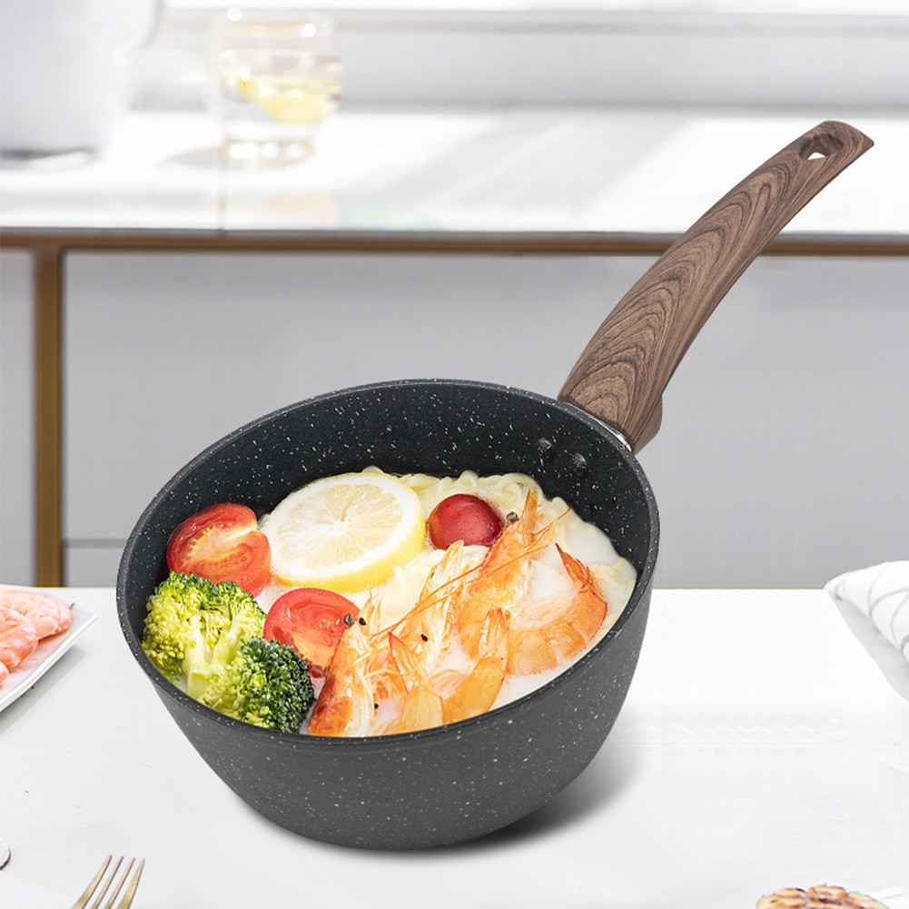 Panci Susu Sup 18cm Panci Kompor Induksi Dapur Rumah Dapur Induksi Panci Wajan Wajan Anti Lengket Ga