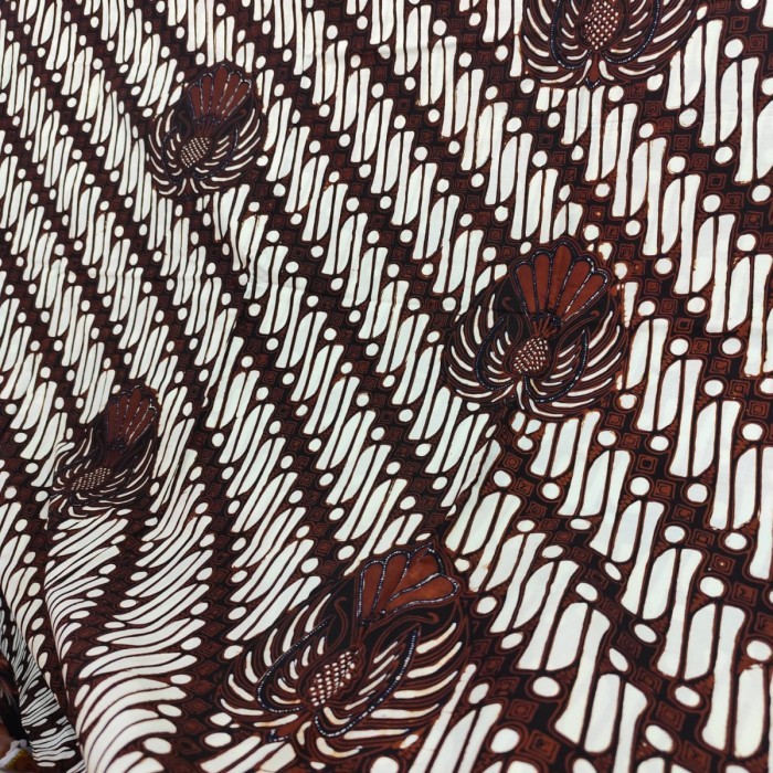 Kain batik tulis motif parang garuda jogja asli