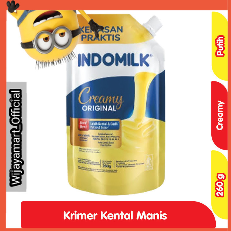 

Indomilk Krimer Kental Manis Putih Pouch 260 g