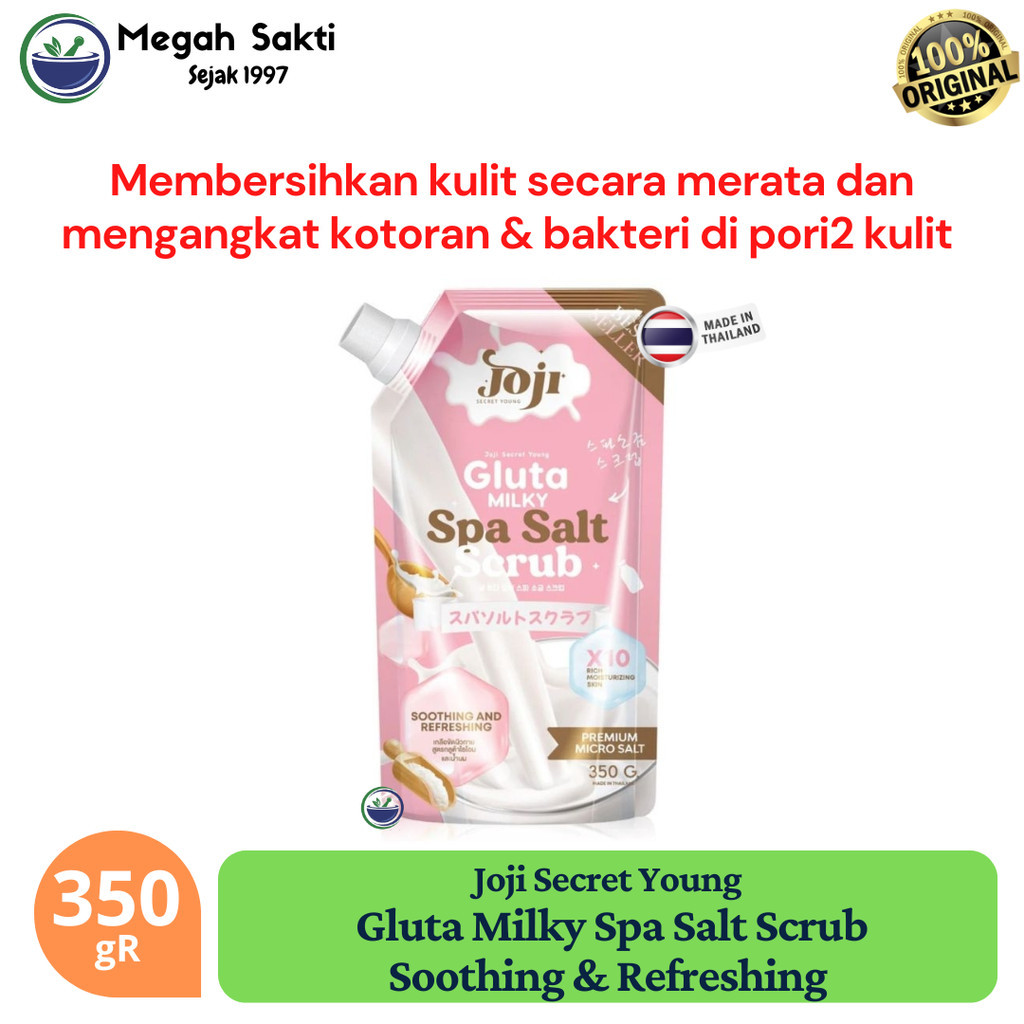 MGS - Joji Gluta Milky Spa Salt Scrub 350gR