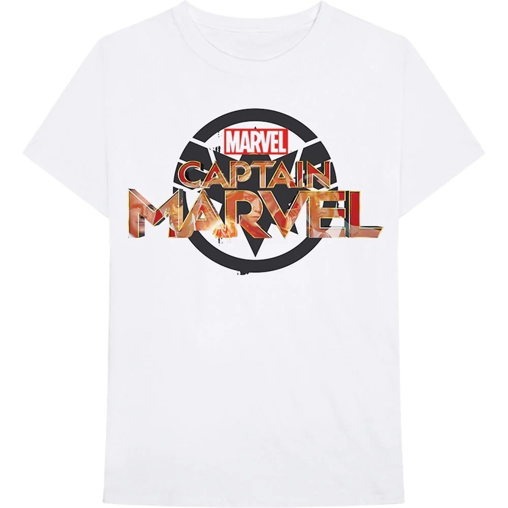KAOS DEWASA Marvel Captain Marvel New Logo T-shirt