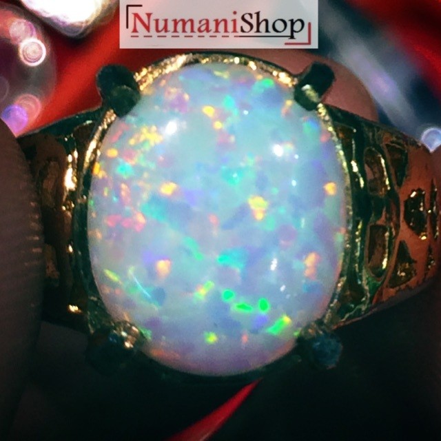 Cincin Titanium Wanita Batu Kalimaya Australia HQ