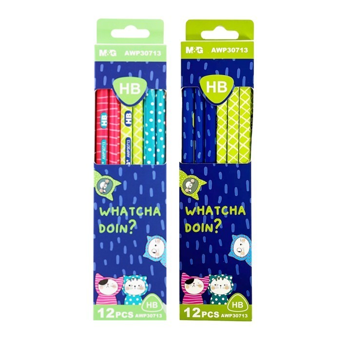 

M&G AWP30713 Pinsil Anak Sekolah Pensil HB So Many Cats Pinsil
