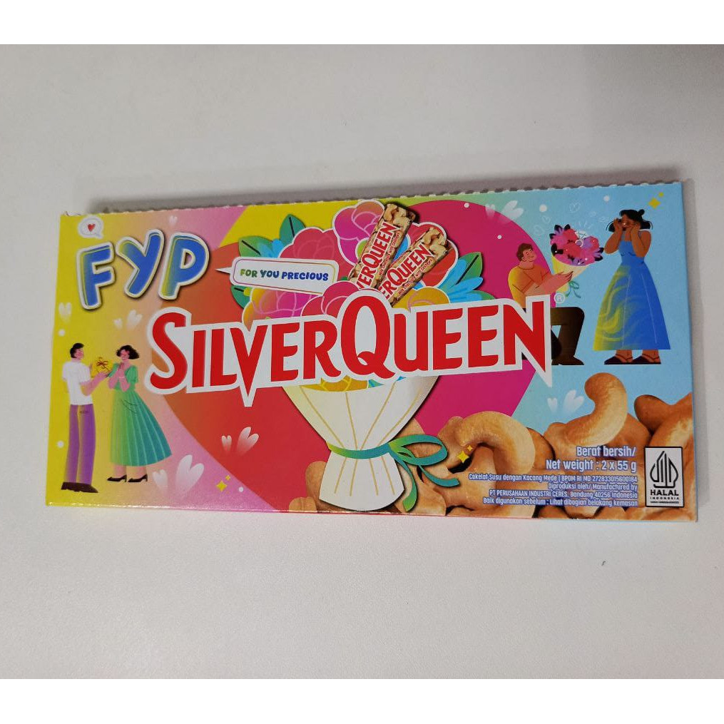 

Ay00! SILVERQUEEN CASHEW 55gr EDISI VALENTINE