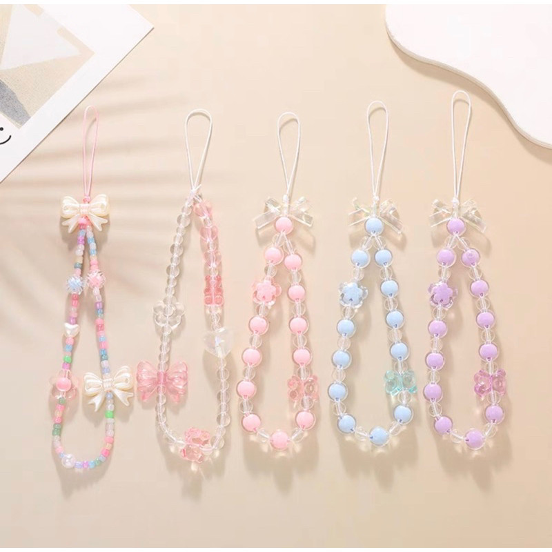 HS-PREMIUM !! Korea Fashion Strap / Tali Gantungan Hp Artis Universal / Tali lanyard Android & Iphon