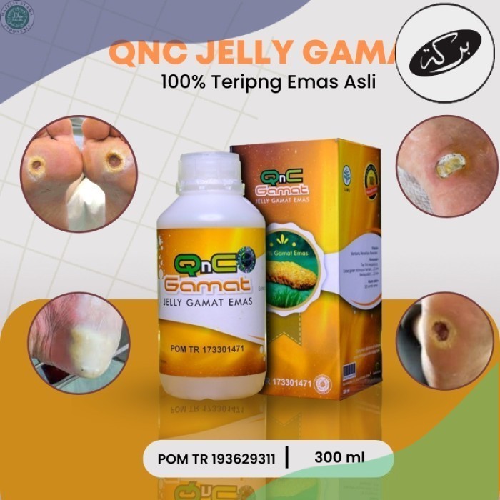 HDN QnC Jelly Gamat Emas mengandung zak aktif kolagen hingga 80%
