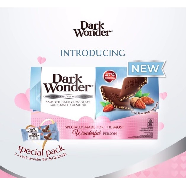 

Dark Wonder Twin Pack Coklat Valentine Special Edition Dark Chocolate