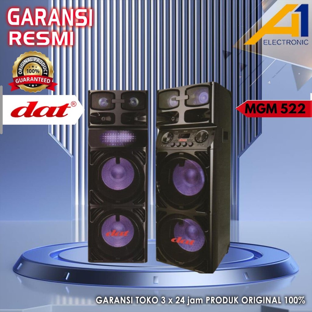 DAT Speaker Aktif MGM 522 / MGM522 Double Subwoofer 10 Inch