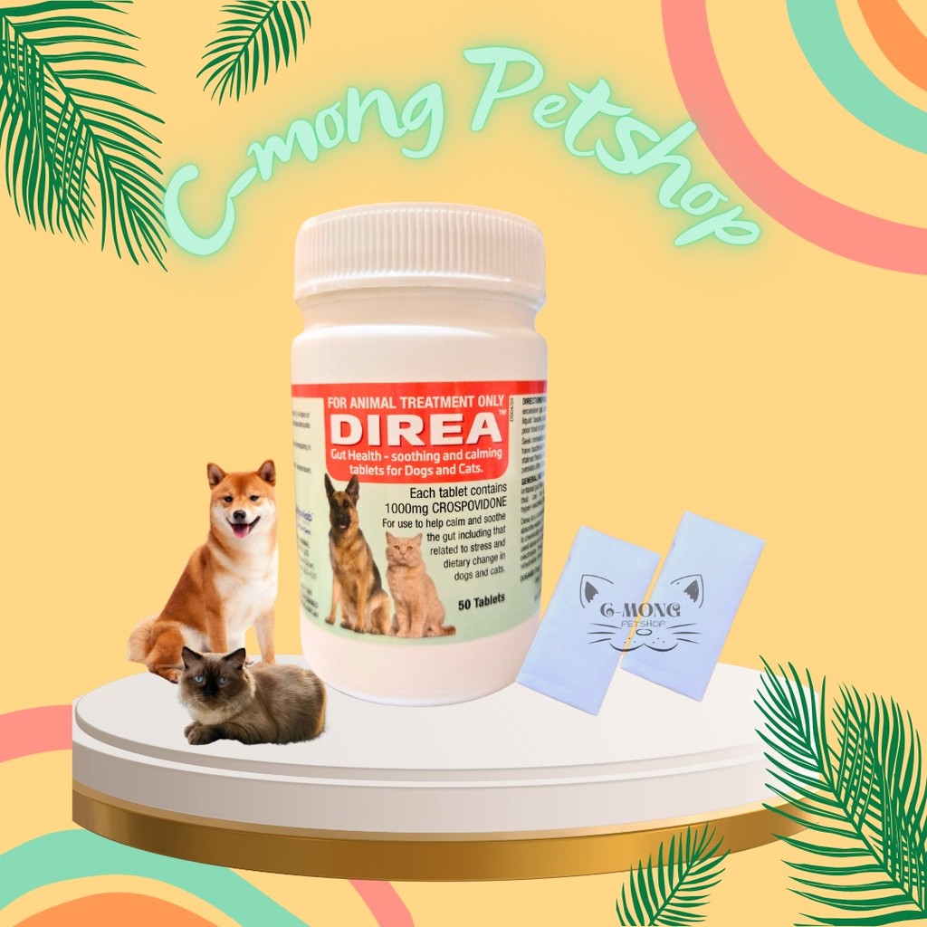 Direa Obat Anti Diare Kucing Anjing (1/4 tablet)