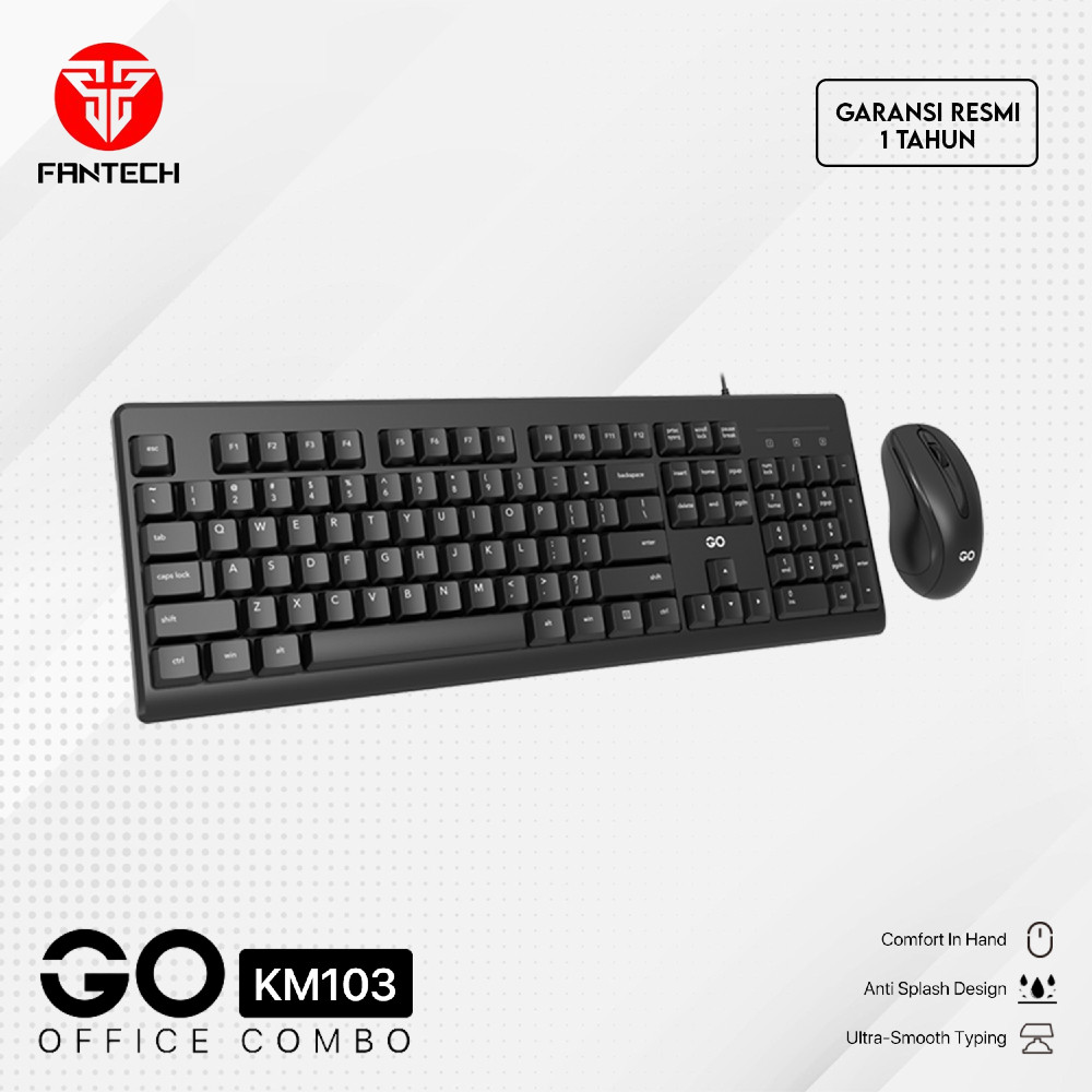 Fantech Keyboard Mouse Office GO SERIES KM103 KM-103 Keyboard & Mouse Combo
