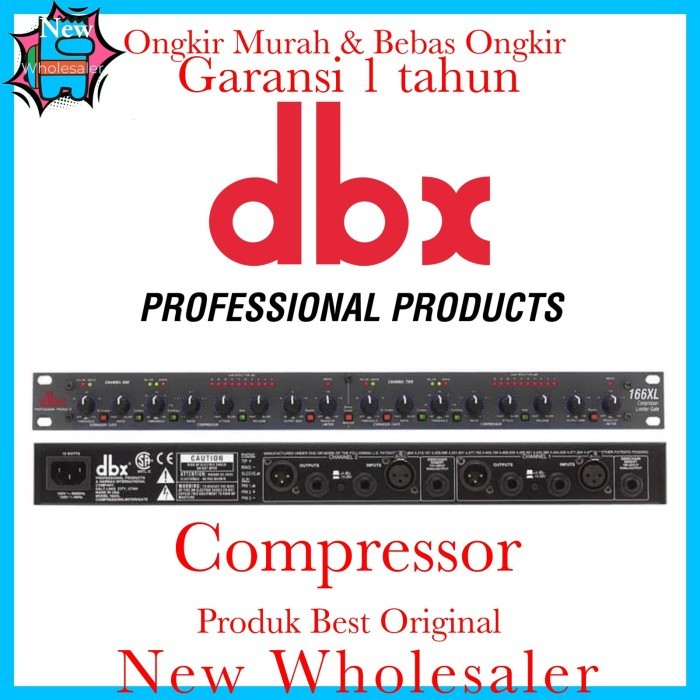 Compressor Dbx166xl by harman audio Dbx 166 Xl garansi 1 tahun