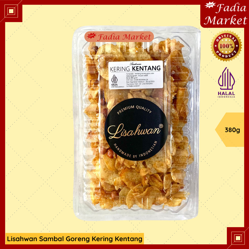 

Lisahwan Sambal Goreng Kering Kentang Kacang 380g