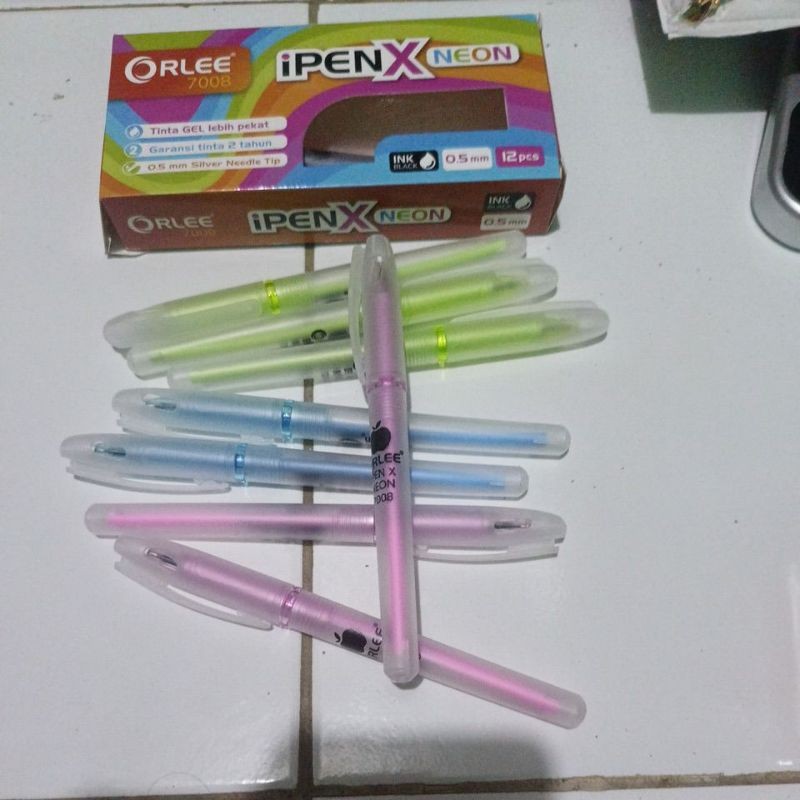 

bolpoin gell i penx neon isi 12 pch