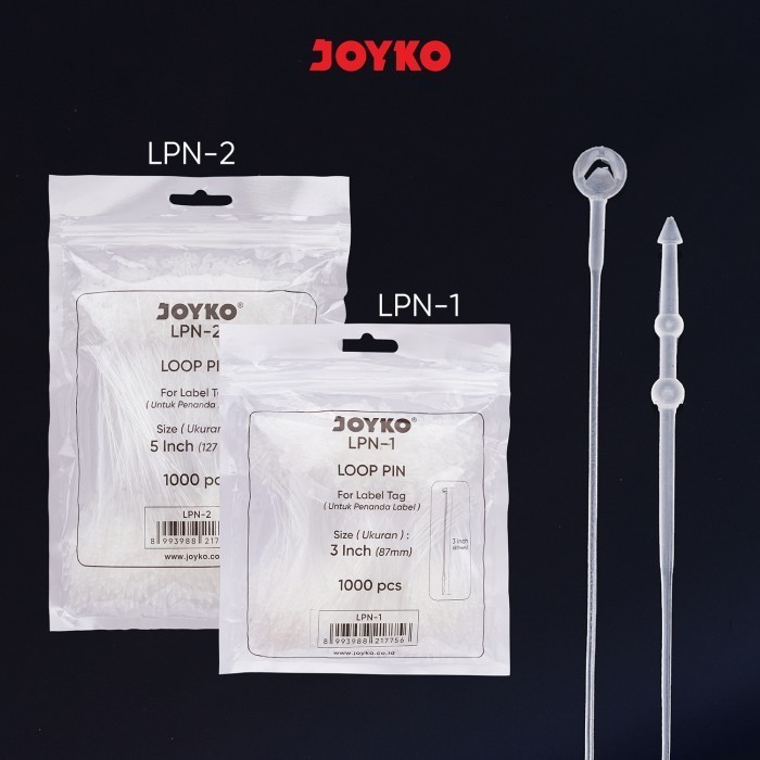 

Joyko Loop Pin Label Tag Tali Hang Tag Penanda Label LPN-1~2