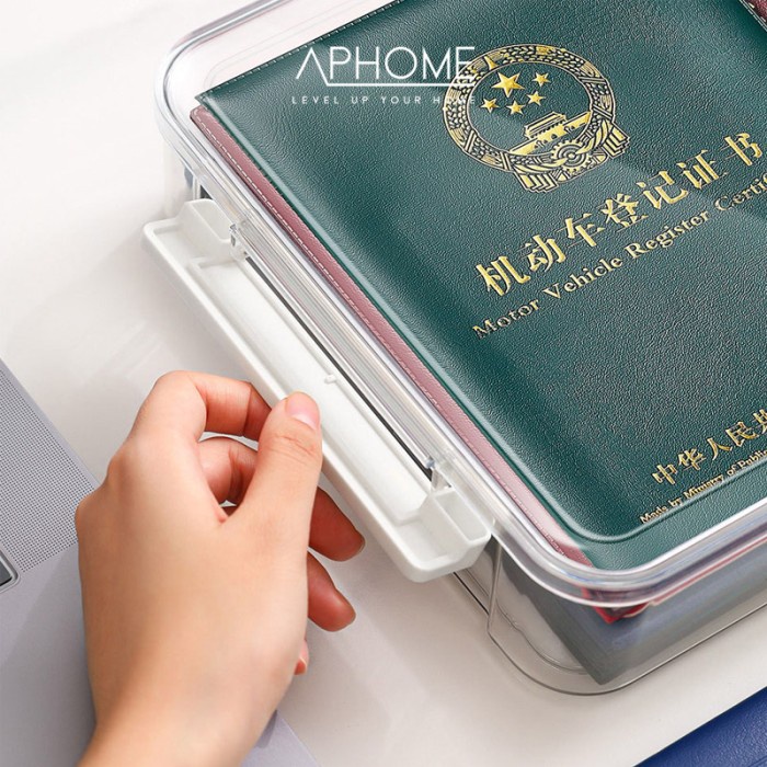 

APHOME Kotak Penyimpanan Berkas dan Map File Organizer Office MAPRAJA - Medium, Putih