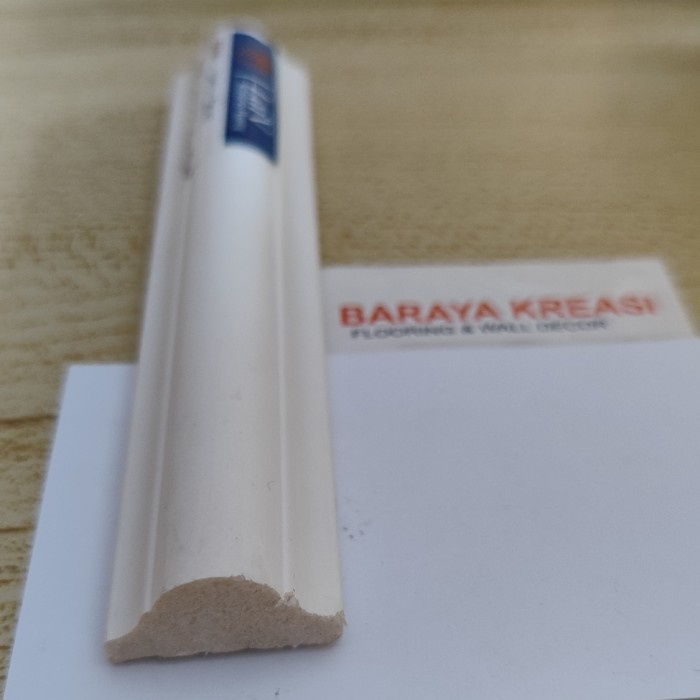 LAIV WALL MOULDING LIST PROFILE DINDING BAHAN PVC 2,4 M - BULAT 2,5CM