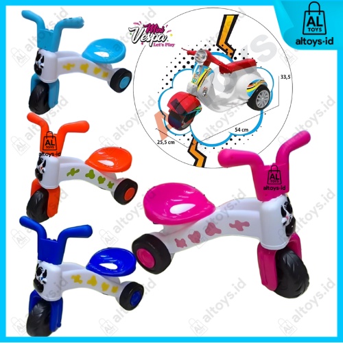 MAINAN SPEDAH BISA DINAIKI SEPEDAH ANAK MAINAN KENDARAAN ANAK SPEDAH RODA TIGA SPEDAG RODA 3 HAPPY C