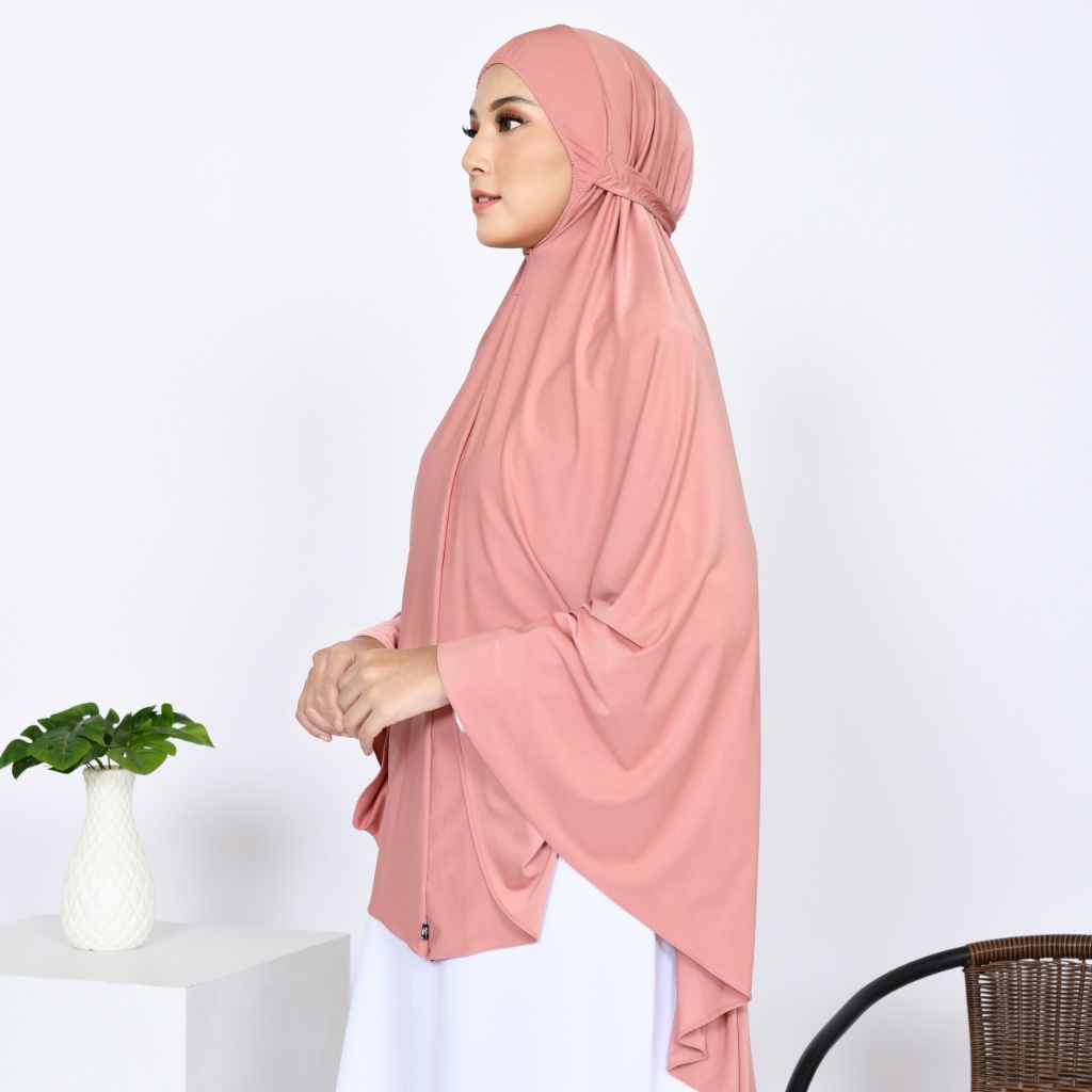 Kolok Jilbab Khimar Jumbo Bergo Lady Daily Hijab Instan Syari Tali Karet  Jilbab Syari  Jilbab Insta