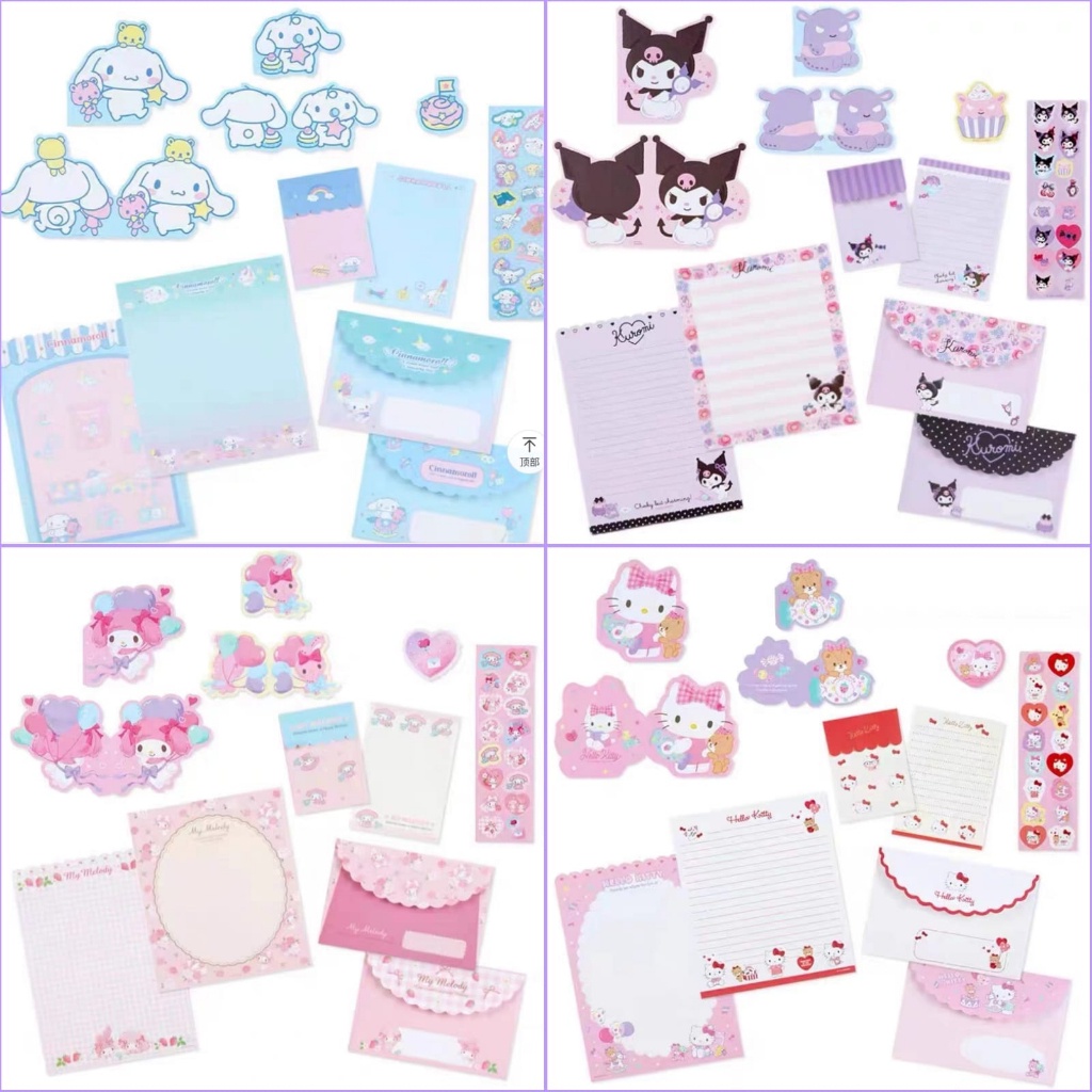 

Kertas Surat Memo Stiker KUromi Melody Cinnamoroll