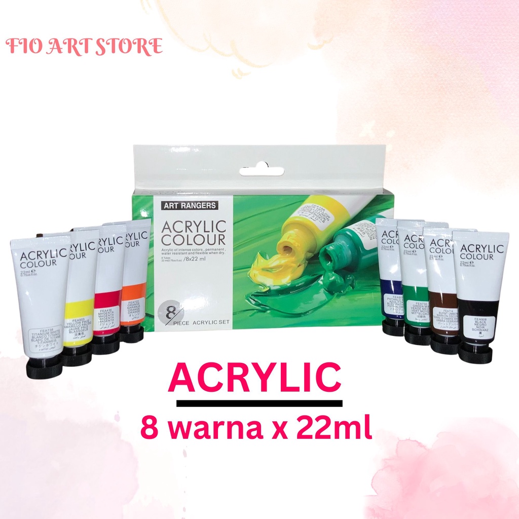 

Cat Akrilik Set Art Rangers 8x22ml | Acrylic Paint