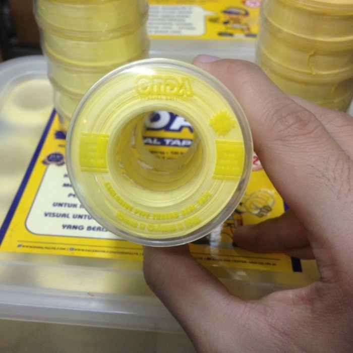 

seal tape onda yellow gas / seal tape kuning 1 box