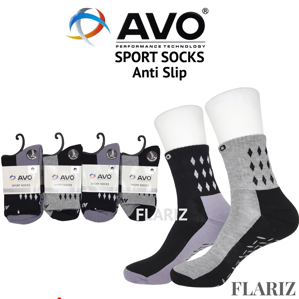 Kaos Kaki AVO R5 Anti Slip Pendek Kaos Kaki AVO Pendek Anti Slip Kaos Kaki AVO anti slip Kaos Kaki F