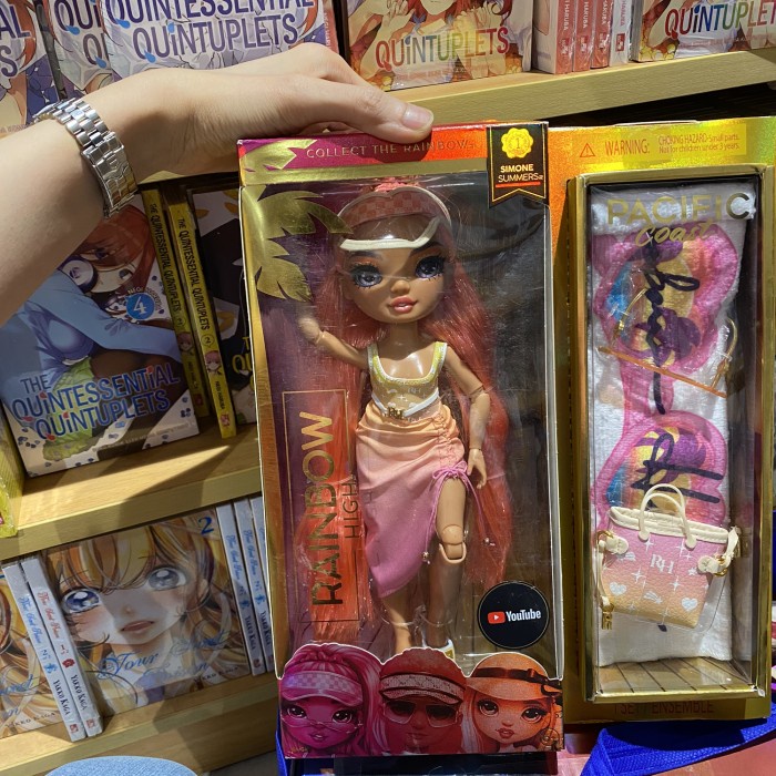 rainbow high pacific coast fashion simone summers doll