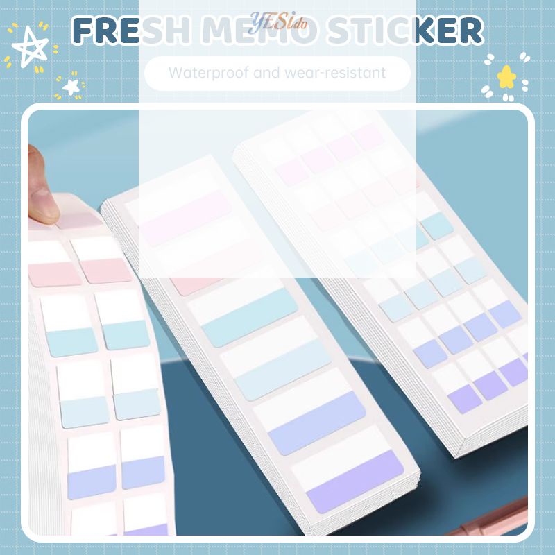 

COD✨ Catatan kertas catatan tanda halaman 60-120-240 Lembar gaya Korea -YES