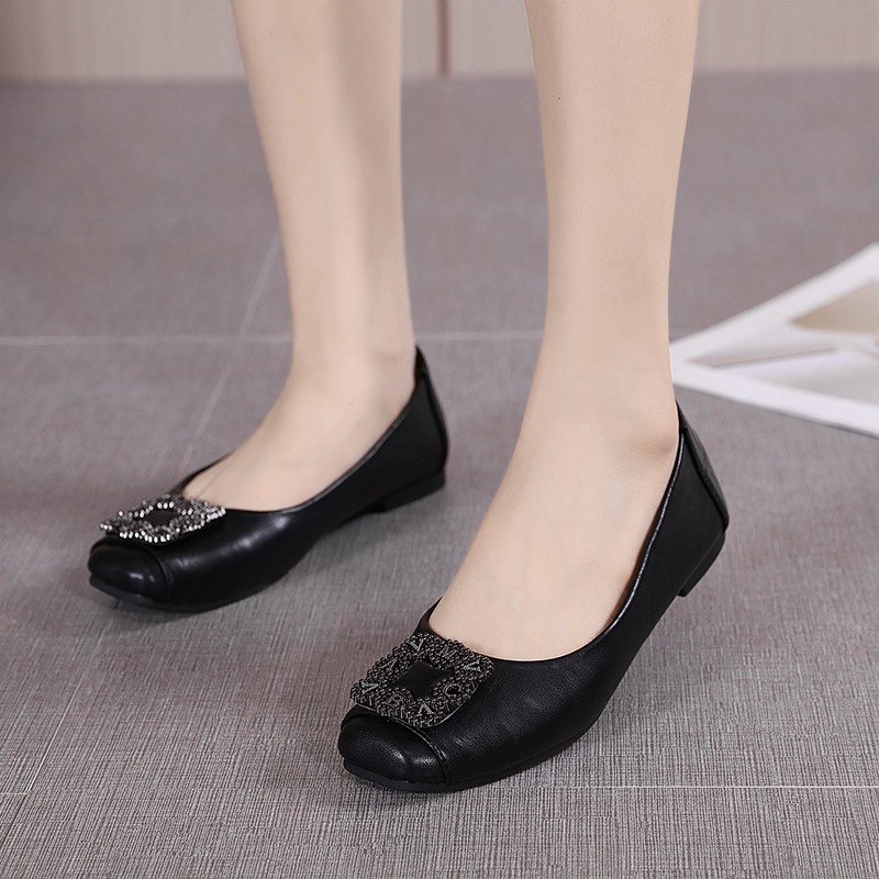 Original Ellora Eg-2020 Sepatu Flat Wanita Kerja Ballerina Import