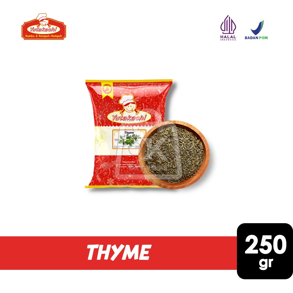 

Daun Thyme Kering Yutakachi / Dried Thyme Leaves (250 gr)