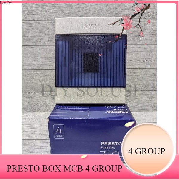 Box MCB Presto, Fuse Box Presto, MCB Box Presto 4 Grup