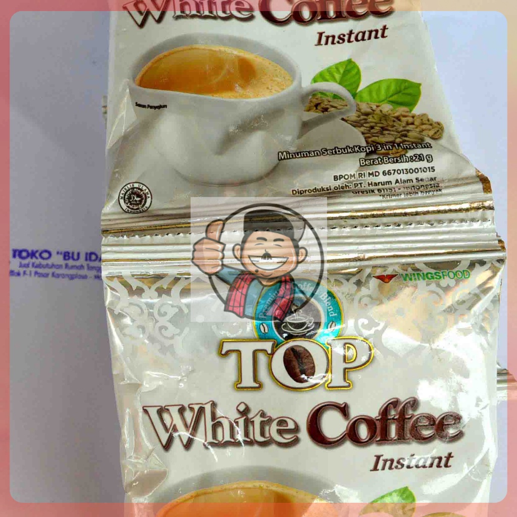 TOP WHITE COFFEE RENCENG 12 SACHET