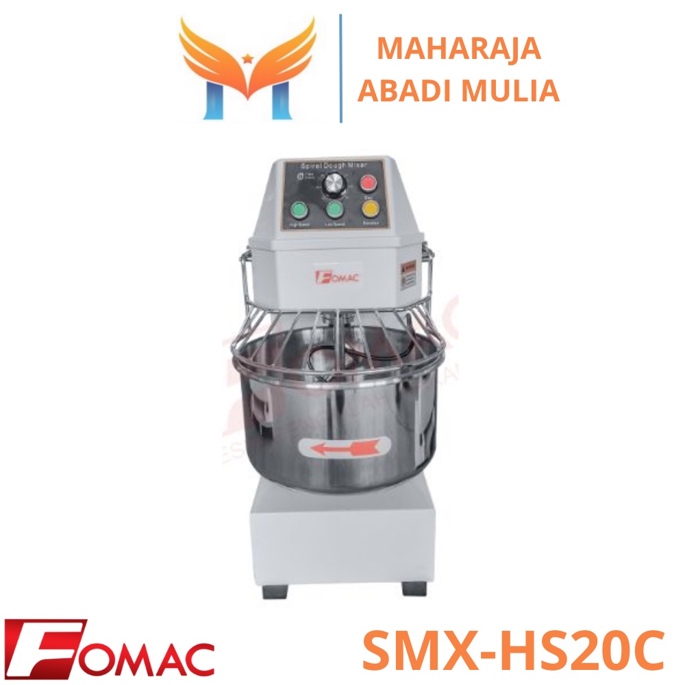 Spiral Mixer 20 Liter Fomac Smx-Hs20C Mixer Spiral 20 Liter Garansi Resmi