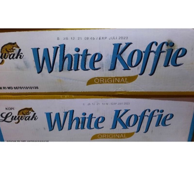 

Luwak White Koffie Original 1 Dus/Kardus/Karton Isi 20 Renceng