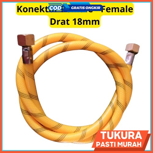 Selang Sambungan Dari Pompa Ke drat 18mm