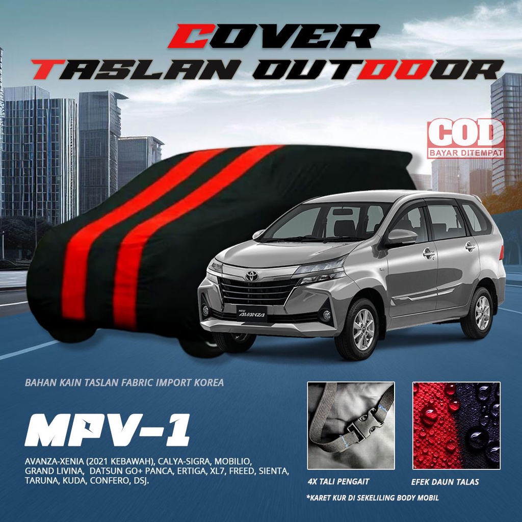 Cover Mobil Kain Taslan All-in-One: Tahan Panas UV, Debu, dan Waterproof untuk Penggunaan Outdoor un