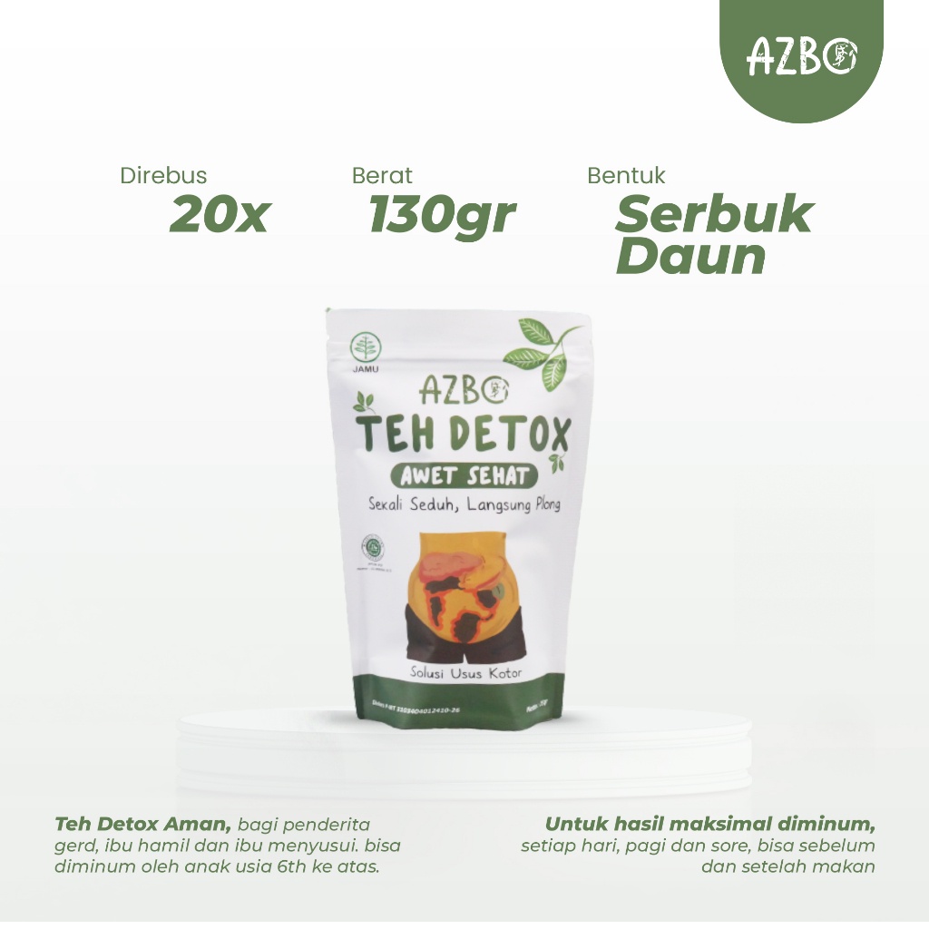 

kirstutrendy AZBO Teh Detox Awet Sehat