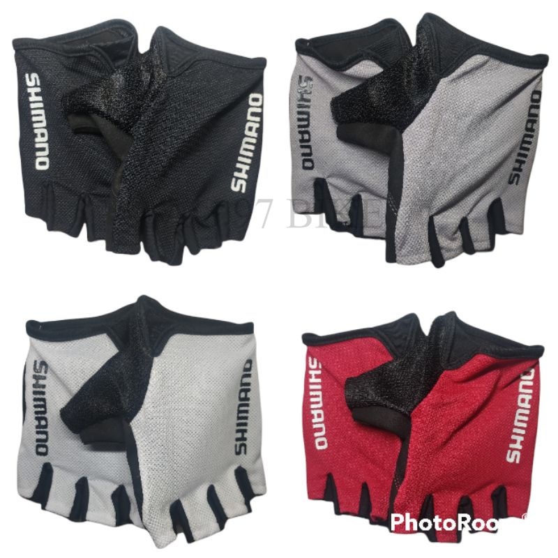 Sarung tangan sepeda gowes mtb minion olahraga Shimano