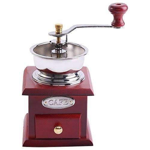 [Gemli]Alat Penggiling Biji Kopi Manual Tangan Coffee Grinders Kayu Retro old