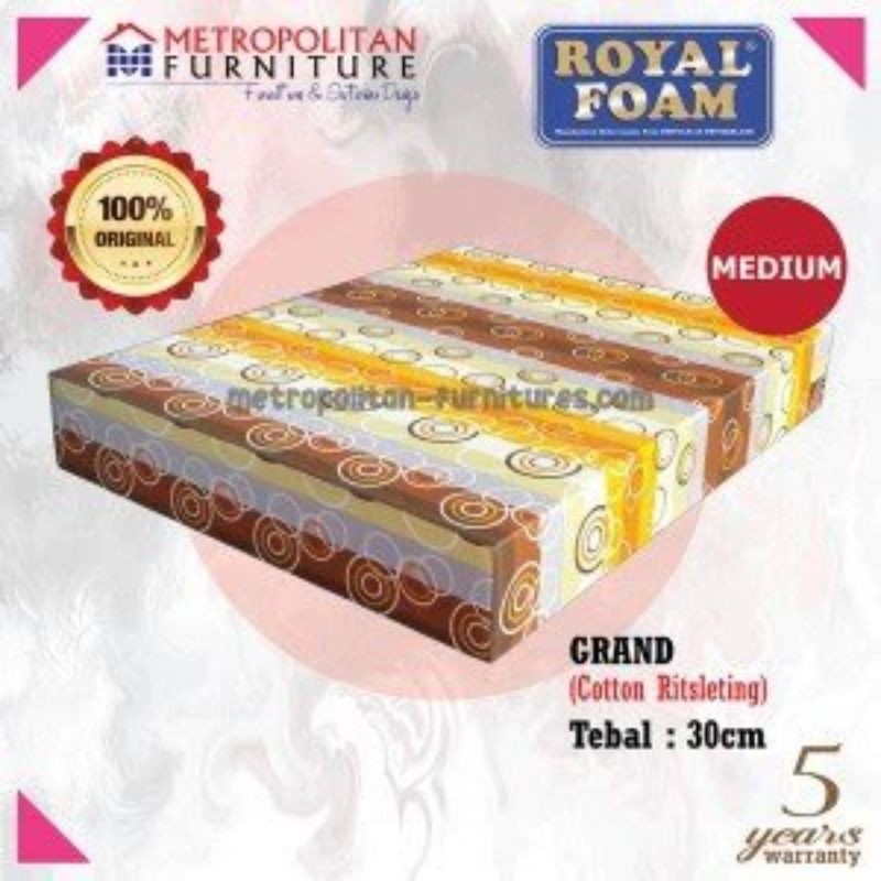 Kasur Busa Royal Grand "Tebal 30cm" All Size "Garansi 5 Tahun" (Paling Termurah)
