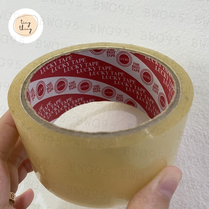 

Lakban Bening Lucky Tape 2 inch 2" 45 mm 45mm