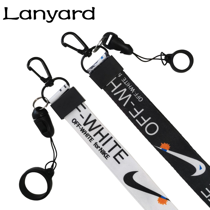 Tali Lanyard Ring Printing Karet Oring, Tali Lanyard Pelindung Universal Lanyard  h31026