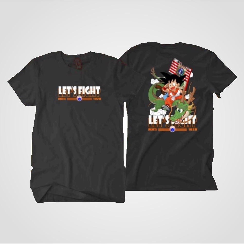 BAJU KAOS Sablon PERSIJA JAKARTA DRAGON BALL NAGA / KAOS THEJAK MANIA