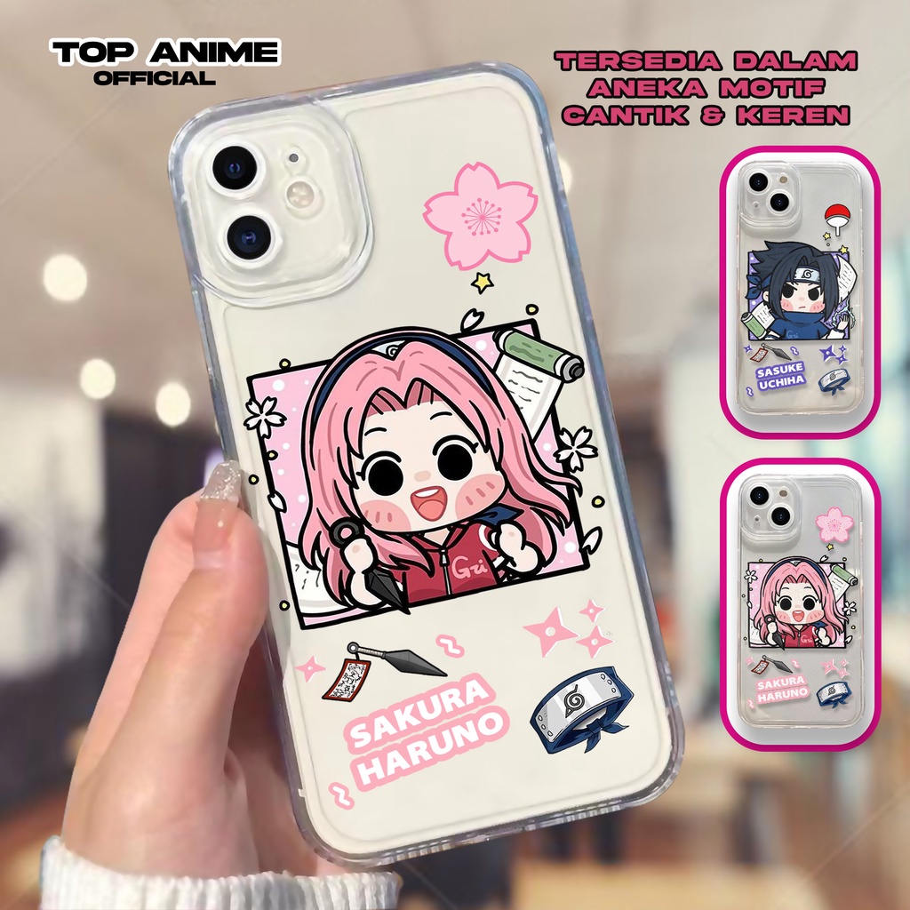 Softcase Bening Transparan Vivo Y12 Y17 Y12S Y20 Y15S Y21 Y22 Y16 Y02 V9 V20 TA220 Sakura Sasuke Chi