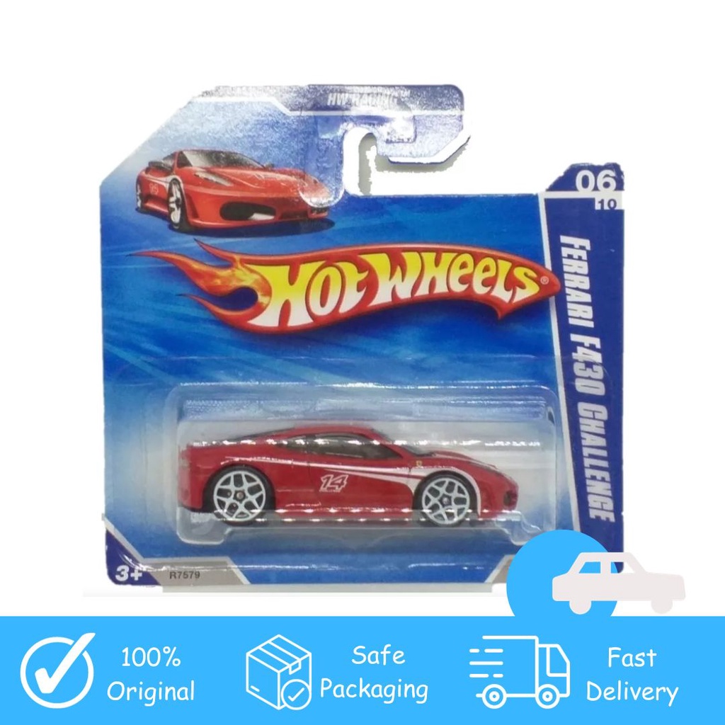 Hotwheels Ferrari F430 Challenge Short Card