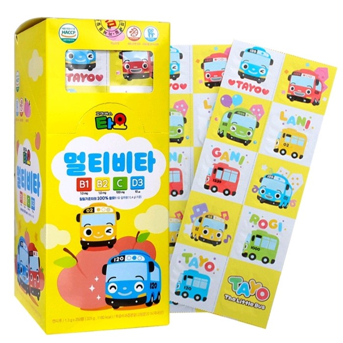 

Tayo Multi Vita Vitamin Candy C, B1, B2, D3