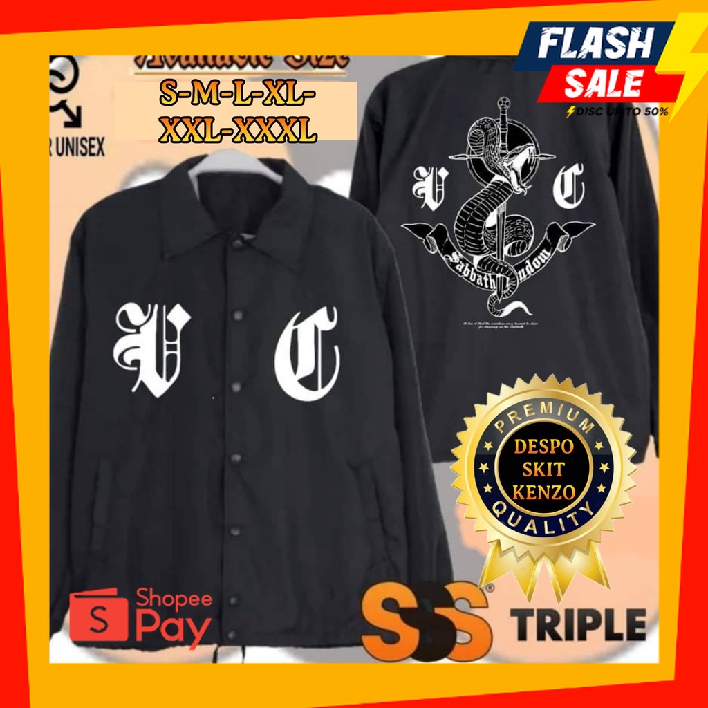 OUTFIT JKT48 | READY SIAP KIRIM COACH JAKET DESPO SKIT SABBATH CREW THE GRIM REAPER WEBTOON WIND BRE